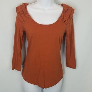 ⭐️ 5/ $25 Elle Rufffle Shoulder Top